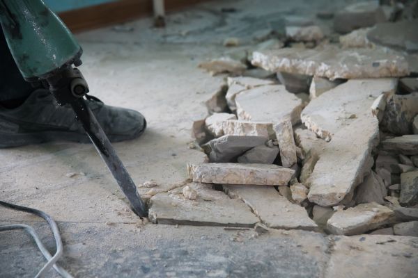 Concrete Slab Removal in Temple