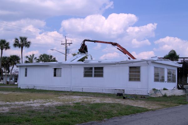 Mobile Home Demolition in Temple