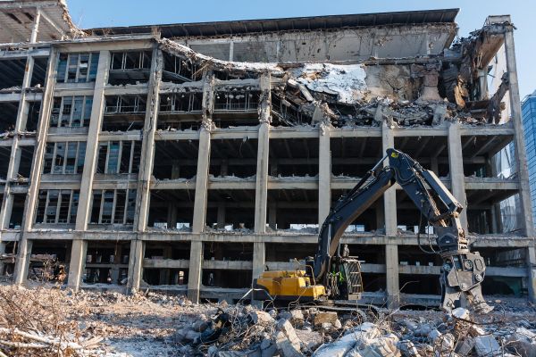 Commercial Building Demolition in Temple