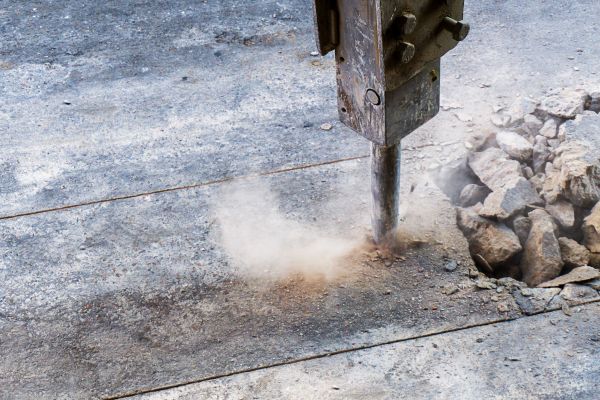 Concrete Patio Removal in Temple