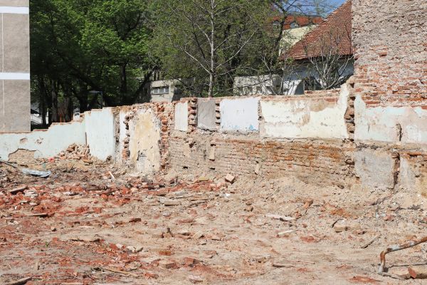 Brick Wall Demolition in Temple